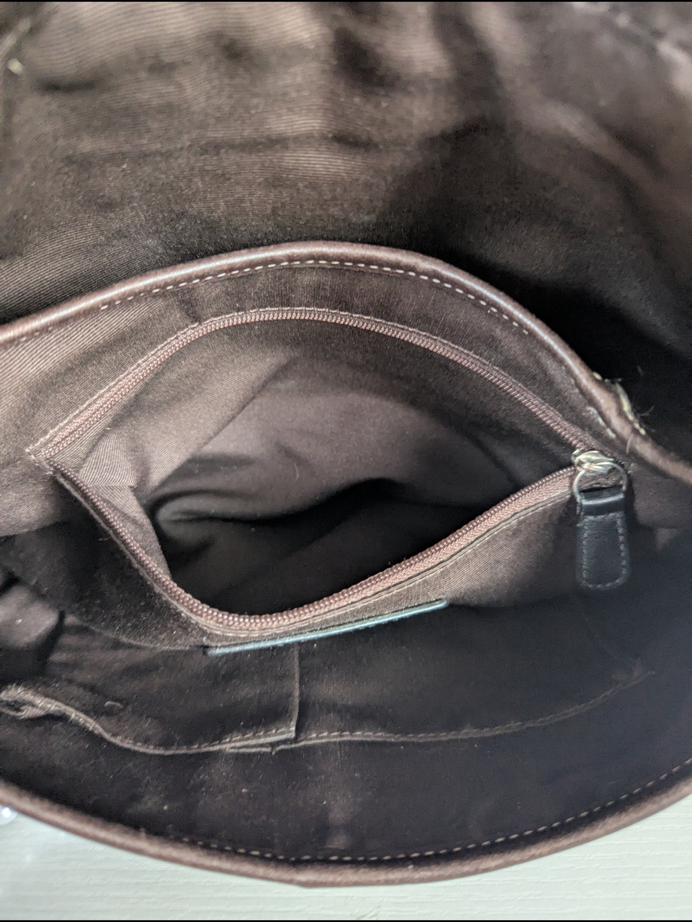 VINTAGE Coach Brown Soho Flap Hobo Shoulder Bag - Picture 9 of 10